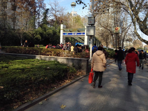 南京地铁一号线新街口站----南京德沃路桥