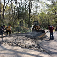 中山陵道路沥青摊铺工程