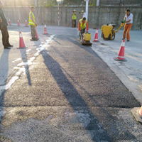 LG院内道路沥青铺设工程